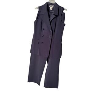 Y2K DBY 2pc Sleeveless Suit Purple Women's Size 14